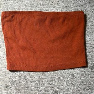 Burnt orange tube top